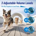 Dog Training Clicker 2 Pack with 3 Adjustable Volume and Wrist Strap