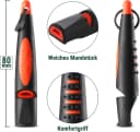 Alpha 211.5 Professional Dog Training Whistle with Enhanced Ergonomic Grip. BPA-Free Plastic. 110 dBA. Long