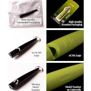 Alpha 211.5 Professional Dog Training Whistle with Enhanced Ergonomic Grip. BPA-Free Plastic. 110 dBA. Long — Genuine quality