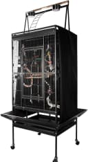 Good Night Bird Cage Cover for Large Bird Cage with Play Top ()