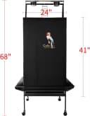 Good Night Bird Cage Cover for Large Bird Cage with Play Top ()