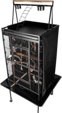 Good Night Bird Cage Cover for Large Bird Cage with Play Top ()