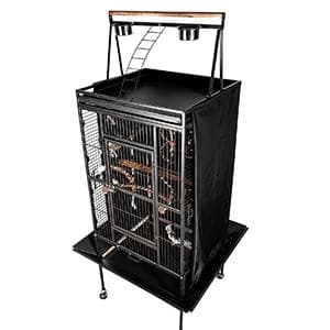 Good Night Bird Cage Cover for Large Bird Cage with Play Top () — Specialized for bird cages with play top