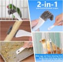 Bird Cage Cleaner Brush Kit Accessories,4 Pcs