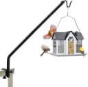 Heavy Duty Deck Hook — 27"-39" Adjustable Metal Deck Railing Hooks for Hanging Bird Feeders