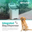 Pet Waste Station with Activated Carbon Filter and DualVent Odor Control - Outdoor Dog Poop Trash Can with 200