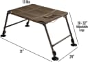Final Stand Dog Adjustable Training Platform and Storage Panel | Hunting Stand | Elevated Pet System for Place — Style Name: FINAL STAND