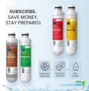AquaticLife Twist-In RO/DI Replacement Kit — 75 GPD — Style: Standard 4-Stage