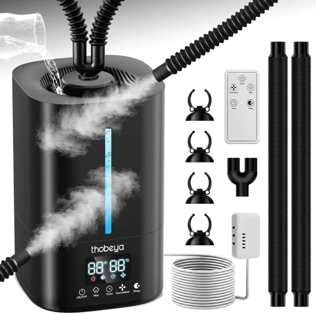 1.32 Gal / 5L Reptile Fogger Humidifier with Dual Hose