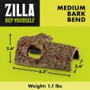 Bark Bends Reptile Hides for Geckos