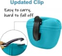 Silicone Dog Treat Pouch-Small Training Bag-Portable Dog Treat Bag for Leash with Magnetic Closure and Waist