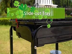 64-Inch Open Top Bird Cage for Parakeets and Cockatiels — This bird cage can be sweet and safe home for birds like budgies — cockatiels
