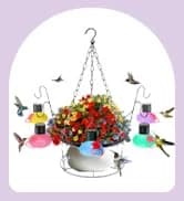 Charming Wind Chimes Hummingbird feeders for Outdoors Hanging ant and bee Proof — collection imagery