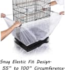 Bird Cage Seed Catcher — Stretchy Mesh Skirt