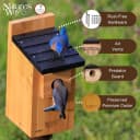 Nature’s Way Cedar Bluebird House for Outdoor Nesting