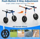 Dog Wheelchair for Back Legs – Adjustable Dog Wheelchair