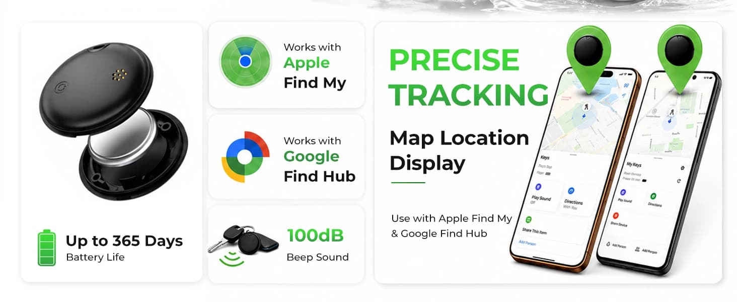2026 Air Tags 4 Pack Tracker Tag for Android and iOS - Bluetooth Tracker with IP68 Waterproof — product details