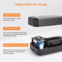 Aquarium Air Pump — Rechargeable Portable Oxygen Pump with Single/Dual Outlets