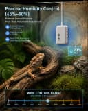 1.32 Gal / 5L Reptile Fogger Humidifier with Dual Hose