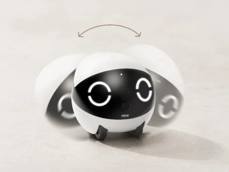 ROLA Mini Pet Camera Robot: 2K FamilyBot Mobile Home Companion — Stay Connected Even When Away
