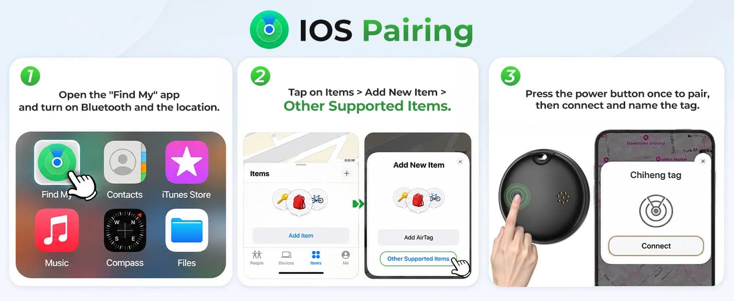 2026 Air Tags 4 Pack Tracker Tag for Android and iOS - Bluetooth Tracker with IP68 Waterproof — collection imagery