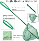 5 Pack Aquarium Fish Net, Multi-Size Fine Quick Fish Catch Nets Nylon Fishing Mesh Nets with Long Plastic