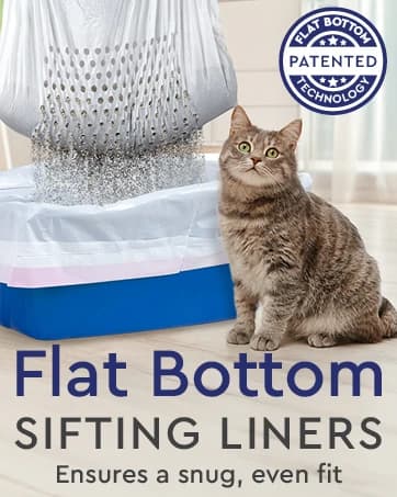 Elastic Cat Litter Box Liners - Extra Giant 10 Count - Tear-Resistant Cat Litter Bags - Waterproof Kitty Litter — collection imagery