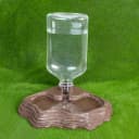 Lizard Bearded Dragon Water Bowl Dish Automatic Dispenser,17oz
