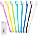 Dog Toothbrush Set of 8 - Dual Headed