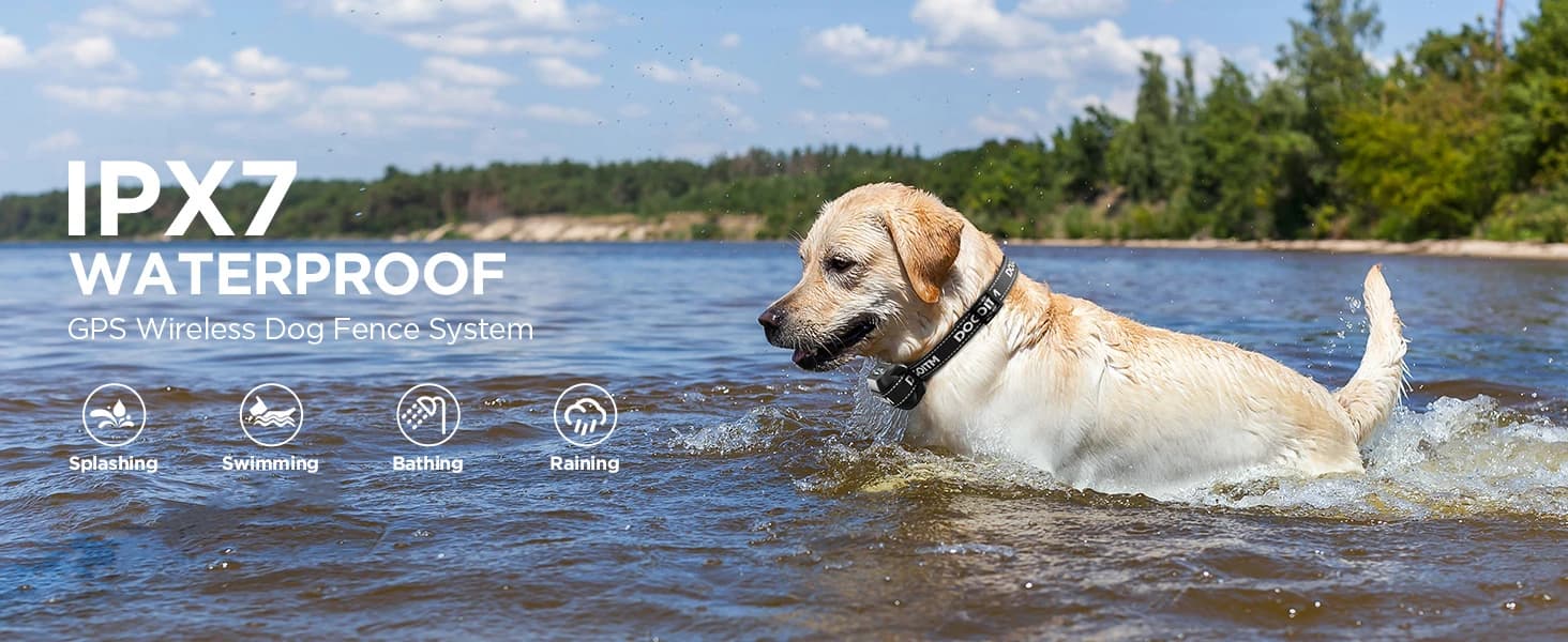 GPS Wireless Dog Fence — No Subscription Dog Collar for Dogs 15Lbs+ — collection imagery