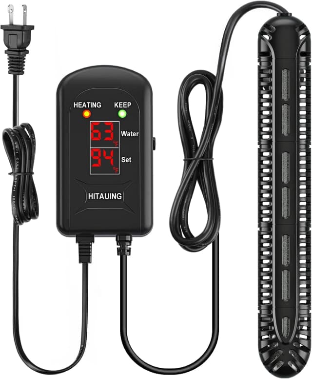 Aquarium Heater — 300W Fish Tank Heater with LED Digital Display & 5 Safety Protection