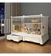Guinea Pig Cage — Indoor Habitat Cage with Waterproof Plastic Bottom — collection imagery