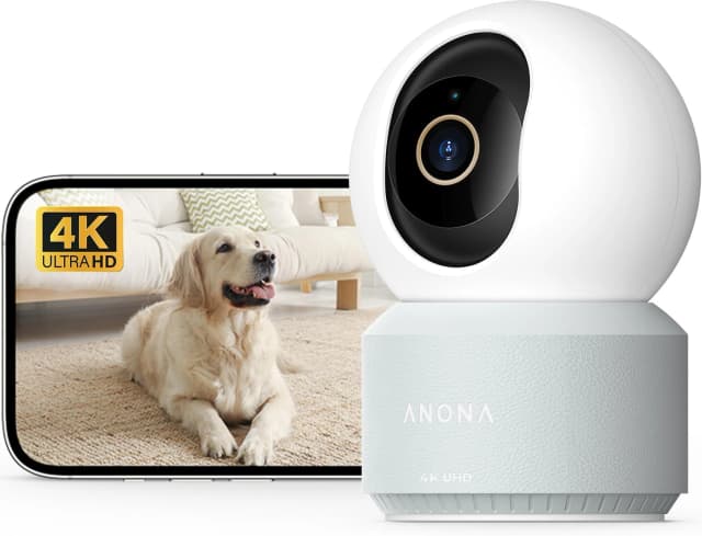 Pano 4K UHD Indoor Camera — Pet/Dog Security Camera with Phone App