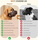 Basket Dog Muzzle — Adjustable Soft Dog Muzzles