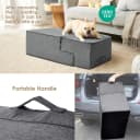 Dog Stairs for Bed 18" H — 4-Step Dog Steps for High Bed