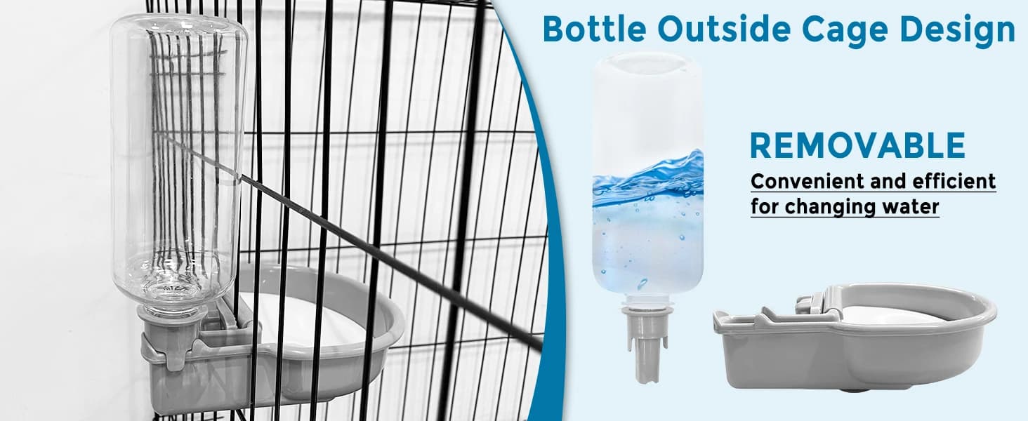 Gravity Pet Water Bowl — 16oz Anti-Splash Crate Dispenser — product details
