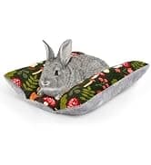 15"x14" Soft Plush Rabbit Bed Washable Cuddle Mat for Small Pets — collection imagery