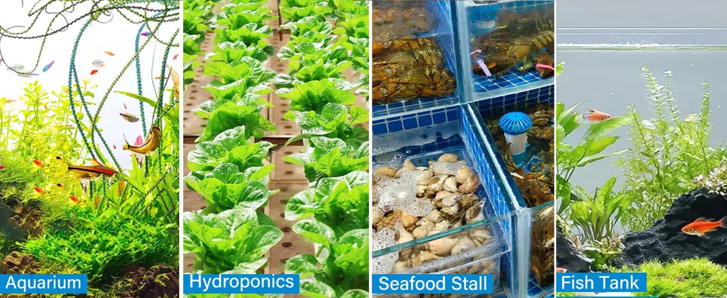 Aquarium Air Pump — Quiet Adjustable Fish Tank Air Pump — product details
