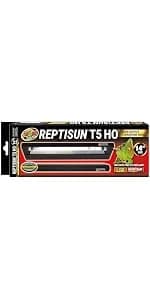 5.0 T5-HO 14" Terrarium Hood with ReptiSun T5 HO 5.0 UVB Lamp — product details