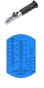 Salinity Refractometer for Seawater and Marine Fishkeeping Aquarium 0-100 PPT with Automatic Temperature — product details