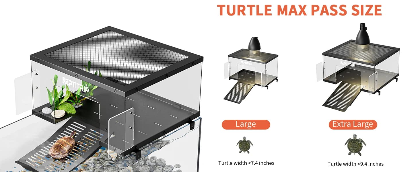 Stainless Steel Turtle Basking Platform — for 18‑20 Inch Wide Aquariums — product details