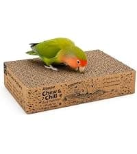 Parrot Chew Toy — Shreddable Cardboard Bird Platform — collection imagery