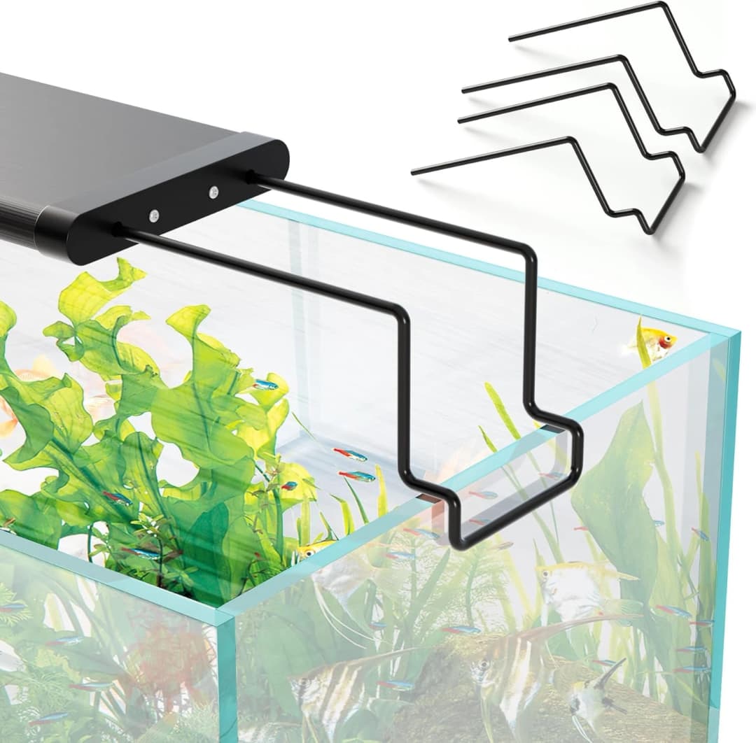2 Pcs Aquarium Light Riser for Rimmed/Rimless Tanks (Width 3 inch)
