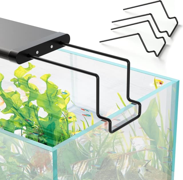 2 Pcs Aquarium Light Riser for Rimmed/Rimless Tanks (Width 3 inch)