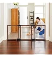 Universal Pet Gate: 26” - 42” Wide Dog Gate for Doorways with Pressure Fit or Swinging Door Hardware Mounting — collection imagery