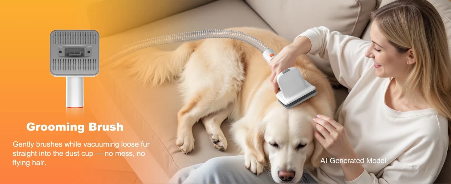 6-in-1 Dog Grooming Vacuum Kit â collection imagery