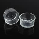 4 Pcs Glass Reptile Feeding Bowl Food Water Dish Feeder Cup for Lizard Spider Corn Snake Centipede Scorpion