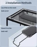 11 W Terrarium Light for 12" to 18" Terrarium Extendable Reptile Tank Light with Full Spectrum Brilliant White — Pattern Name: Basic / Size: 12-18 Inch (11W)