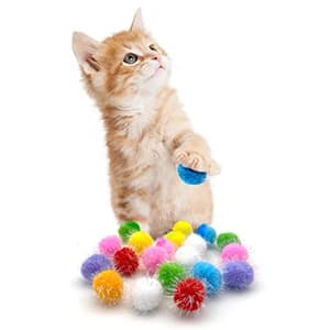 20PCS — 1.5INCH Extra Large Cat's Favorite Chase Glitter Ball Toy — collection imagery