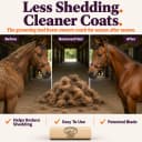 10 Inch Horse Brush – Horse Shedding Blade Made in USA - Removes Loose Hair and Undercoat - Deshedding Tool for